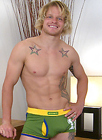Muscular Straight Rugby Star Kian Shows off his Rock Hard Uncut Weapon by English Lads