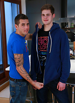 Tall & Athletic Young Jack More Than Happy with his 1st Man Blow Job! by English Lads