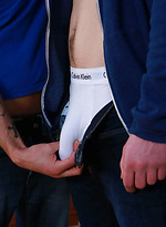 Tall & Athletic Young Jack More Than Happy with his 1st Man Blow Job! by English Lads