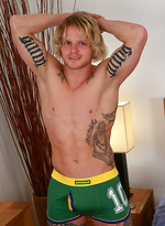 Muscular Rugby Hunk Kian - That Uncut Cock is a Rock Hard Missile! by English Lads