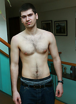 Hairy & Very Tall Young Boxing Stud Will has one Massive Uncut Cock! by English Lads