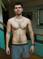 Hairy & Very Tall Young Boxing Stud Will has one Massive Uncut Cock! by English Lads