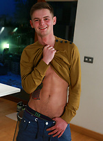 Straight Young Pup Luke Strips off - Wanked & Sucked for his 1st Time, A Fantastic Uncut Rocket Cock! by English Lads