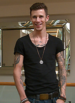 Tall & Tattood Straight Lad Damian jacking off by English Lads