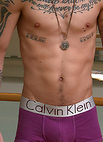 Tall & Tattood Straight Lad Damian jacking off by English Lads