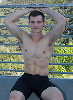 Jeremy plays with his fat cock by SeanCody