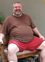 Fat hairy man Lance Wolfe by Pantheon Bear