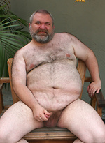 Fat hairy man Lance Wolfe by Pantheon Bear