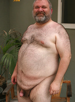 Fat hairy man Lance Wolfe by Pantheon Bear