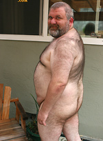 Fat hairy man Lance Wolfe by Pantheon Bear