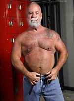 Bald daddy Jake Shores naked by Hot Older Male