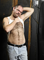 Old bear T-Rexxx strokes dick by Hot Older Male