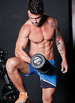 Adam Killian Gets a Workout on Adriano Carrascoâ€™s Latin Cock by Lucas Entetainment With Adriano Carrasco,Adam Killian