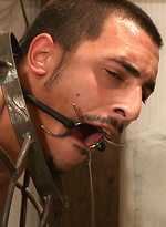 Creepy handyman choke fucks an unwilling student in bondage by Bound Gods With Trenton Ducati