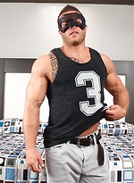 Devon Dexx masked jerkoff by Maskurbate
