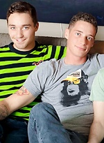 What A Lucky Couch. Aiden Conners, Sean Christian and Tyler Morgan. by Circle Jerk Boys With Tyler Morgan