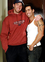 Gay stud with an athletic body Alexy Tyler sucking an irresistible uncut cock by Nextdoor Buddies With Alexy Tyler