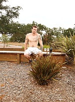 Tall gay dude Mark Long fucks his high school friend Addison Graham outside by Nextdoor Buddies With Mark Long