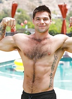 Hot gay hunks Roman Todd & Aspen flexing muscles outdoors & having anal sex after ass licking session by Nextdoor Buddies With Aspen,Roman Todd