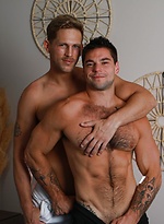 Hot gay hunks Roman Todd & Aspen flexing muscles outdoors & having anal sex after ass licking session by Nextdoor Buddies With Aspen,Roman Todd