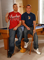 Horny gays James Jamesson and Alex Andrews fuck each other on a billiard table by Nextdoor Buddies With James Jamesson