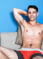 Horny gay friends Brandon Anderson and Kyle Wyncrest bang hard on a couch by Nextdoor Buddies With Brandon Anderson