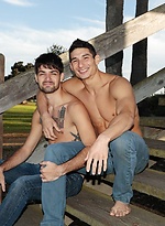 Sexy gays with muscles Leeroy Jones and Jim Nasty fuck each other by Nextdoor Buddies