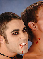 Kinky amateur gays Marcus Mojo and Samuel O'Toole fuck in vampire fetish sex by Nextdoor Buddies With Marcus Mojo