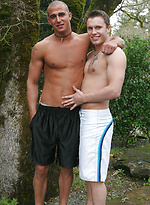 Amateur gay studs Trent & Denny wank their big dicks after blowing each other by Nextdoor Buddies