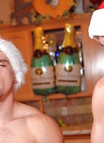 Gay next-door buddies having wild group anal sex & jerking off on Xmas by Nextdoor Buddies