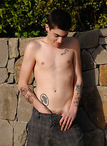 Sweet twink skater boy with sexy blue eyes Rad Mathews shows his dick and ass by Next Door Twink With Rad Mathews