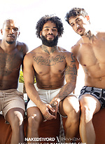 Markin Wolf, Andy Rodrigues, and Caio Rodrigues by Naked Sword With Markin Wolf,Andy Rodrigues