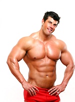 Buzz West shows his muscular body by Zeb Atlas With Zeb Atlas