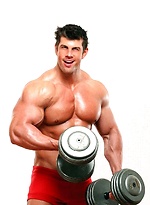 Buzz West shows his muscular body by Zeb Atlas With Zeb Atlas
