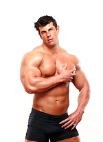 Buzz West shows his muscular body by Zeb Atlas With Zeb Atlas
