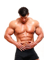 Buzz West shows his muscular body by Zeb Atlas With Zeb Atlas