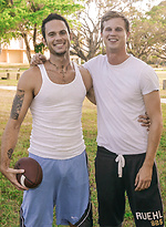 Dallas Reeves and Jake Wolf Fuck After Playing Football Outdoors by Dallas Reeves