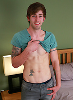 Straight Young MMA Expert Chester Shows off his Lean Body & Massive 9 Inch Uncut Erect Cock! by English Lads