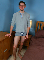 Hairy & Toned Young Straight Lad Freddie - One Hairy Hole & Uncut Cock Fires Like a Missile! by English Lads