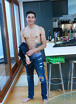 Tall & Lean Young Straight Pup Charlie Shows off His Big Uncut Cock & Winking Hole! by English Lads
