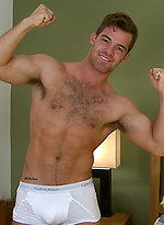Straight Hairy Travis Shows off His Muscular & Ripped Body & Ultra Hard Uncut Cock! by English Lads