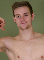 Hunky Straight Joel Shows Off His Thick Uncut Cock & Muscular Body by English Lads