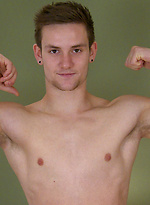 Hunky Straight Joel Shows Off His Thick Uncut Cock & Muscular Body by English Lads