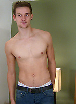 Hunky Straight Joel Shows Off His Thick Uncut Cock & Muscular Body by English Lads
