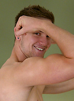 Hunky Straight Joel Shows Off His Thick Uncut Cock & Muscular Body by English Lads
