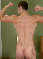 Hunky Straight Joel Shows Off His Thick Uncut Cock & Muscular Body by English Lads
