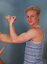 Straight mates Jayden & Ben stripping by English Lads