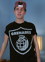 Young & Slim Straight Footballer George Shows off His Big Uncut Cock & Hairy Hole! by English Lads