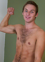 Horny Young Hairy Stud Rudy Shows off his Mighty Uncut Erection & Fires Cum Over his Head! by English Lads