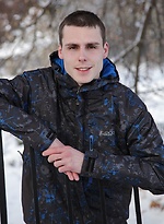 Lucas Kane comes in from snow to finish masturbating. by BF Collection